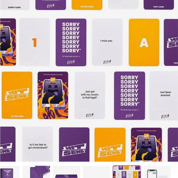 Hit SendThe Adult High Risk Game of Texting Roulette NWT - Picture 3 of 3